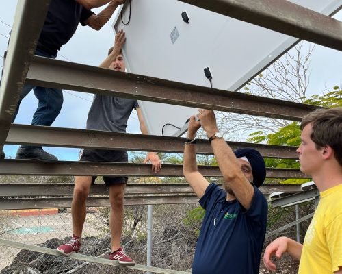 Installing new solar panels in Santa Cruz