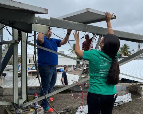 Removing old solar panels